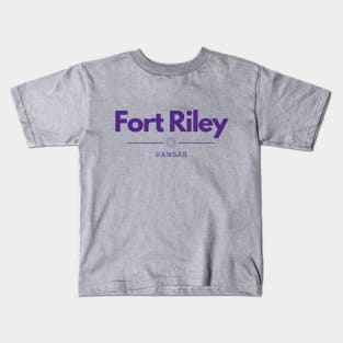 Fort Riley, Kansas Kids T-Shirt